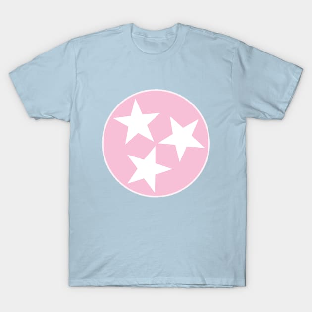 Light Pink Tennessee TriStar T-Shirt by dustinjax